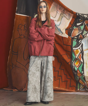 【26AW PRE-ORDER】Distressed Effect  Prime-Wide Sweatpants
