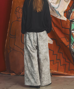 【26AW PRE-ORDER】Distressed Effect  Prime-Wide Sweatpants