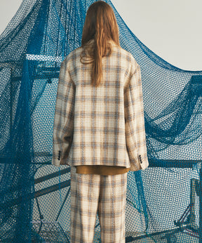 [Italian Dead Stock Fabric] Prime-Over Regular Collar Long Sleeve Shirt