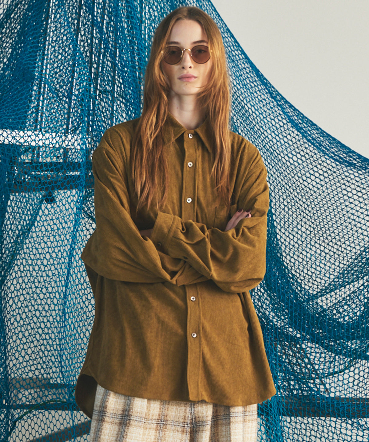 【26AW PRE-ORDER】11Wale 코듀로이 프라임 오버 레귤러 컬러 셔츠
