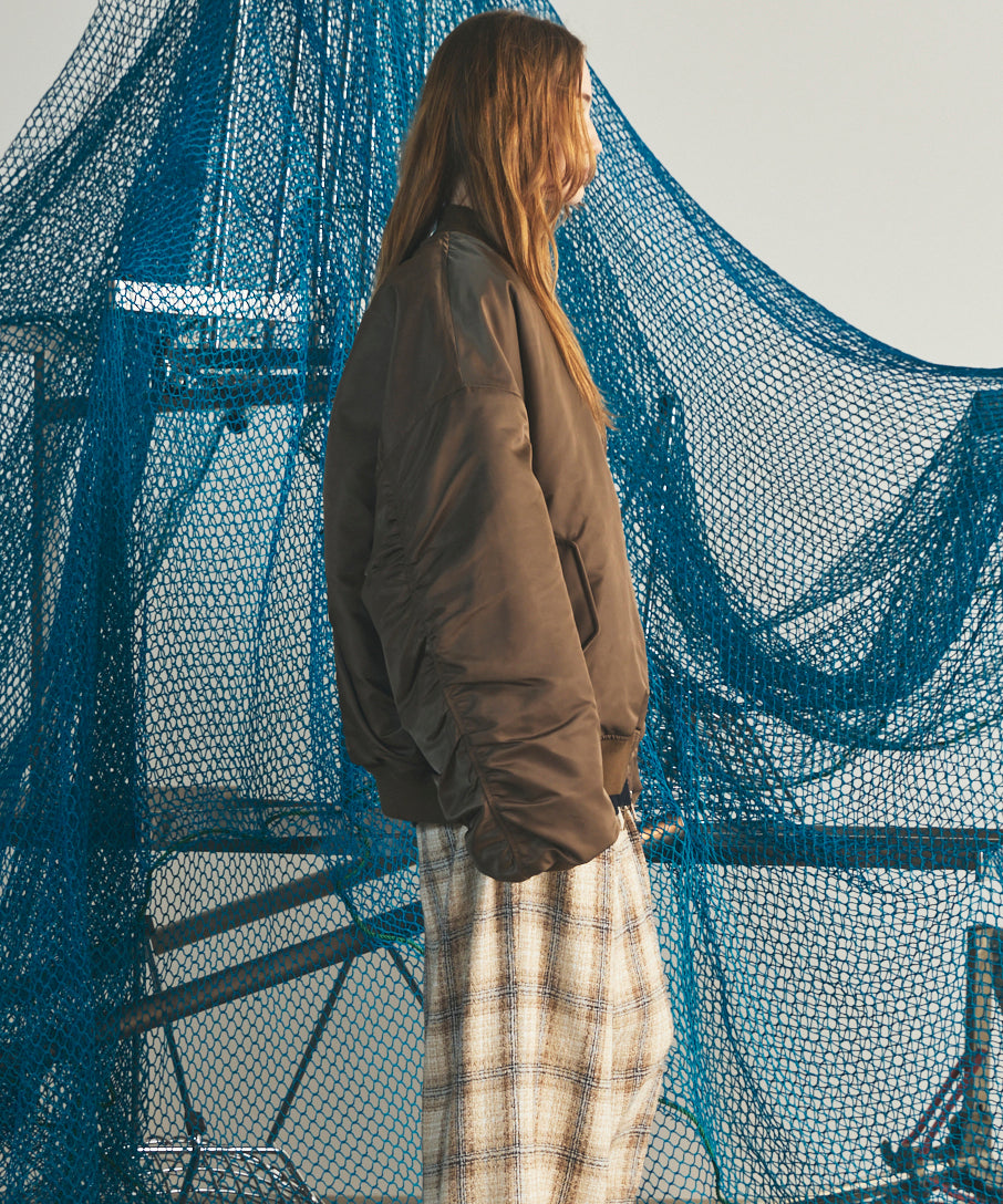 【26AW PRE-ORDER】Prime-Over Nylon MA-1 Bomber Jacket