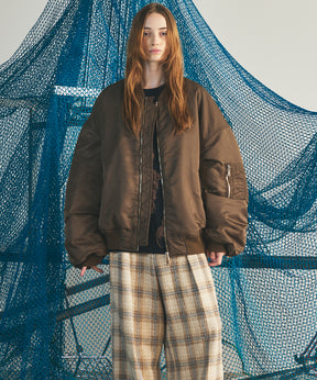 【26AW PRE-ORDER】Prime-Over Nylon MA-1 Bomber Jacket