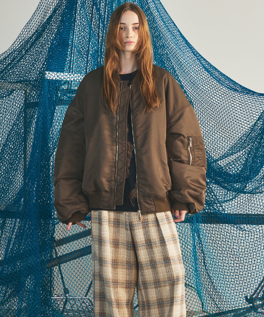 【26AW PRE-ORDER】Prime-Over Nylon MA-1 Bomber Jacket