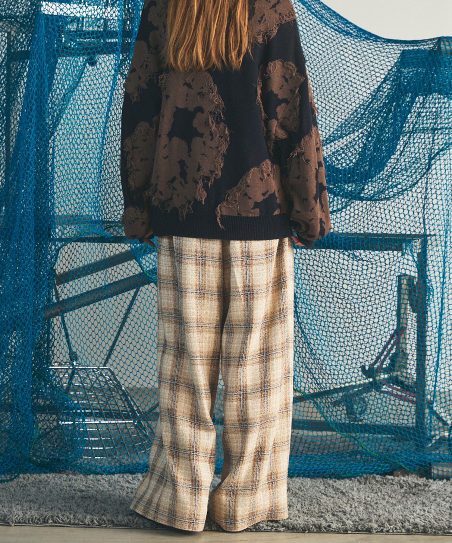 [Italian Dead Stock Fabric] Prime-Over Regular Collar Long Sleeve Shirt