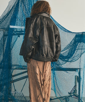 Different Materials Layering Prime-Over Trucker Jacket