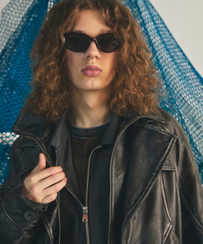 Different Materials Layering Prime-Over Trucker Jacket