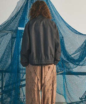 【26AW PRE-ORDER】4 Colors Chambray Washable Wool Prime-Over Blouson
