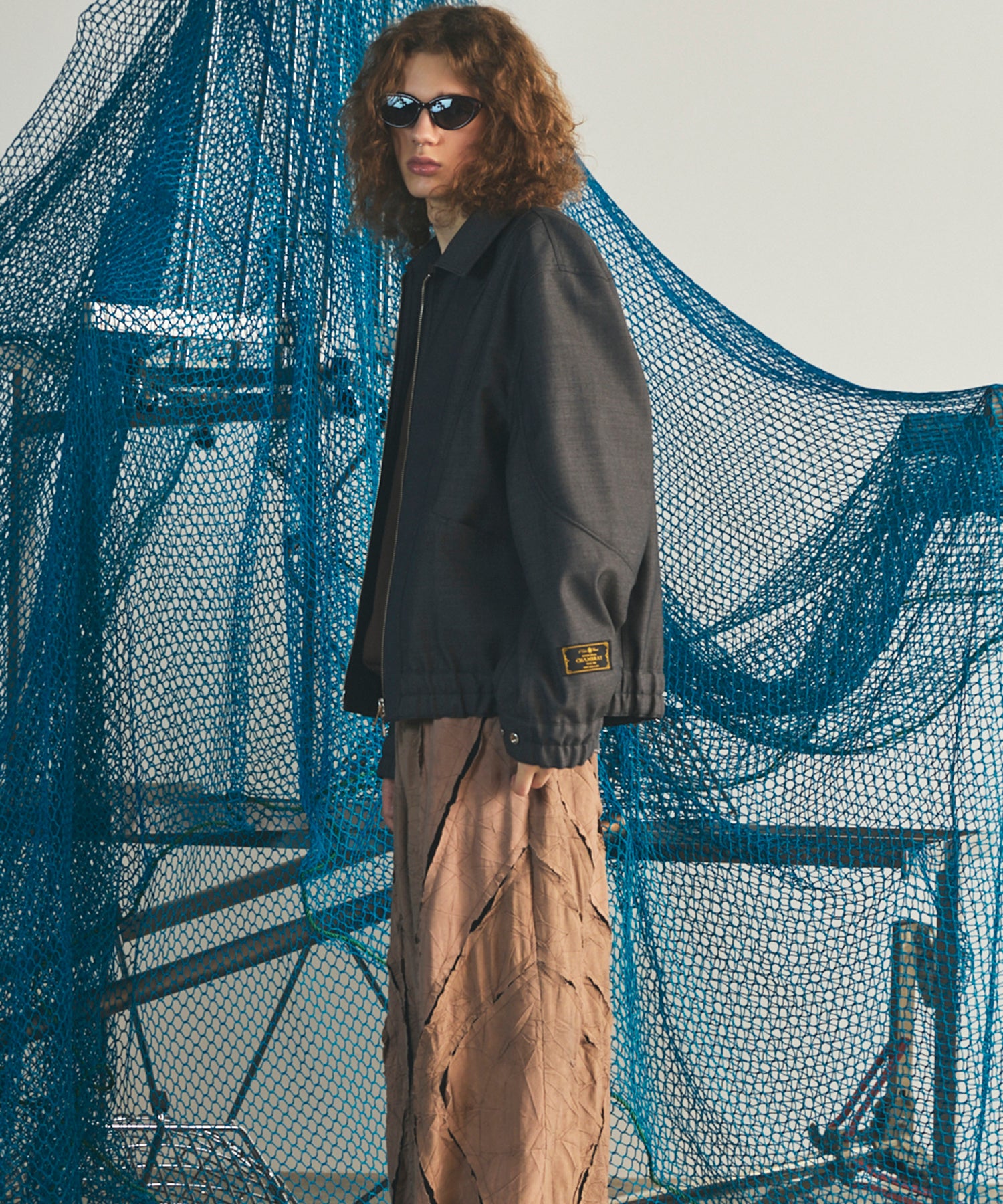 【26AW PRE-ORDER】4 Colors Chambray Washable Wool Prime-Over Blouson