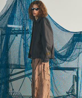 【26AW PRE-ORDER】4 Colors Chambray Washable Wool Prime-Over Blouson