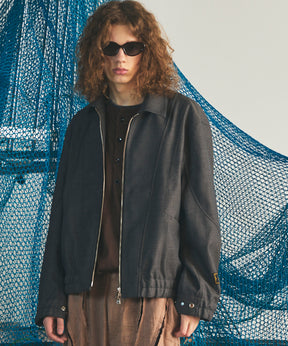 【26AW PRE-ORDER】4 Colors Chambray Washable Wool Prime-Over Blouson
