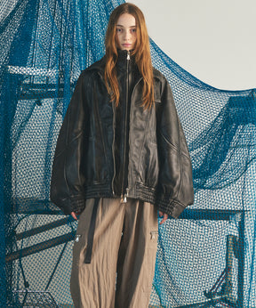 【26AW PRE-ORDER】Sheep Leather Prime-Over Layering Single Blouson