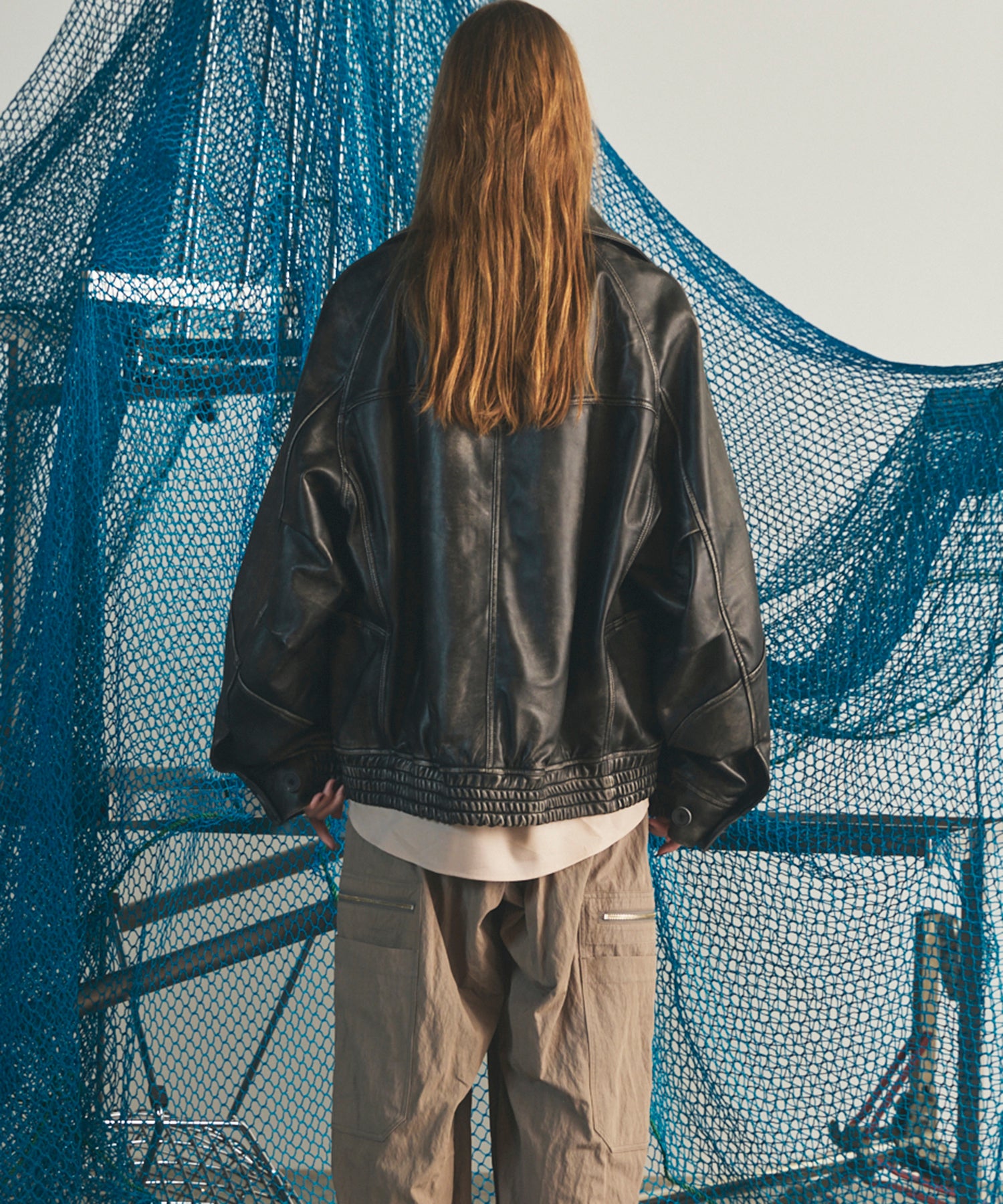 【26AW PRE-ORDER】Sheep Leather Prime-Over Layering Single Blouson