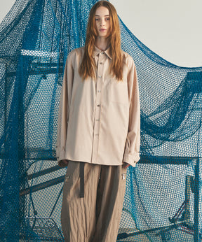【26AW PRE-ORDER】Raglan Yoke Switching Prime-Over Long Sleeve Shirt