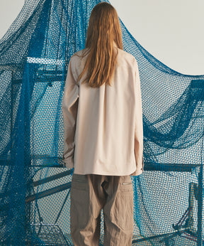【26AW PRE-ORDER】Raglan Yoke Switching Prime-Over Long Sleeve Shirt