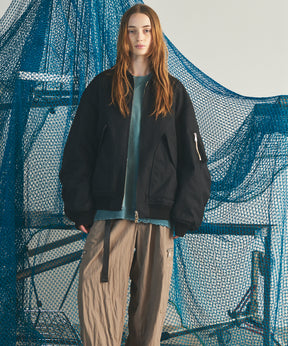 Different Materials Layering Prime-Over Trucker Jacket