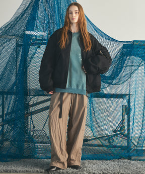 Different Materials Layering Prime-Over Trucker Jacket