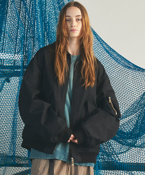 Different Materials Layering Prime-Over Trucker Jacket