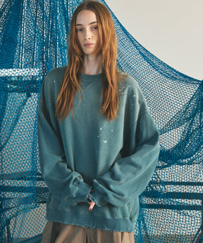 【26AW PRE-ORDER】Destroy Damage Prime-Over Crewneck sweatshirt