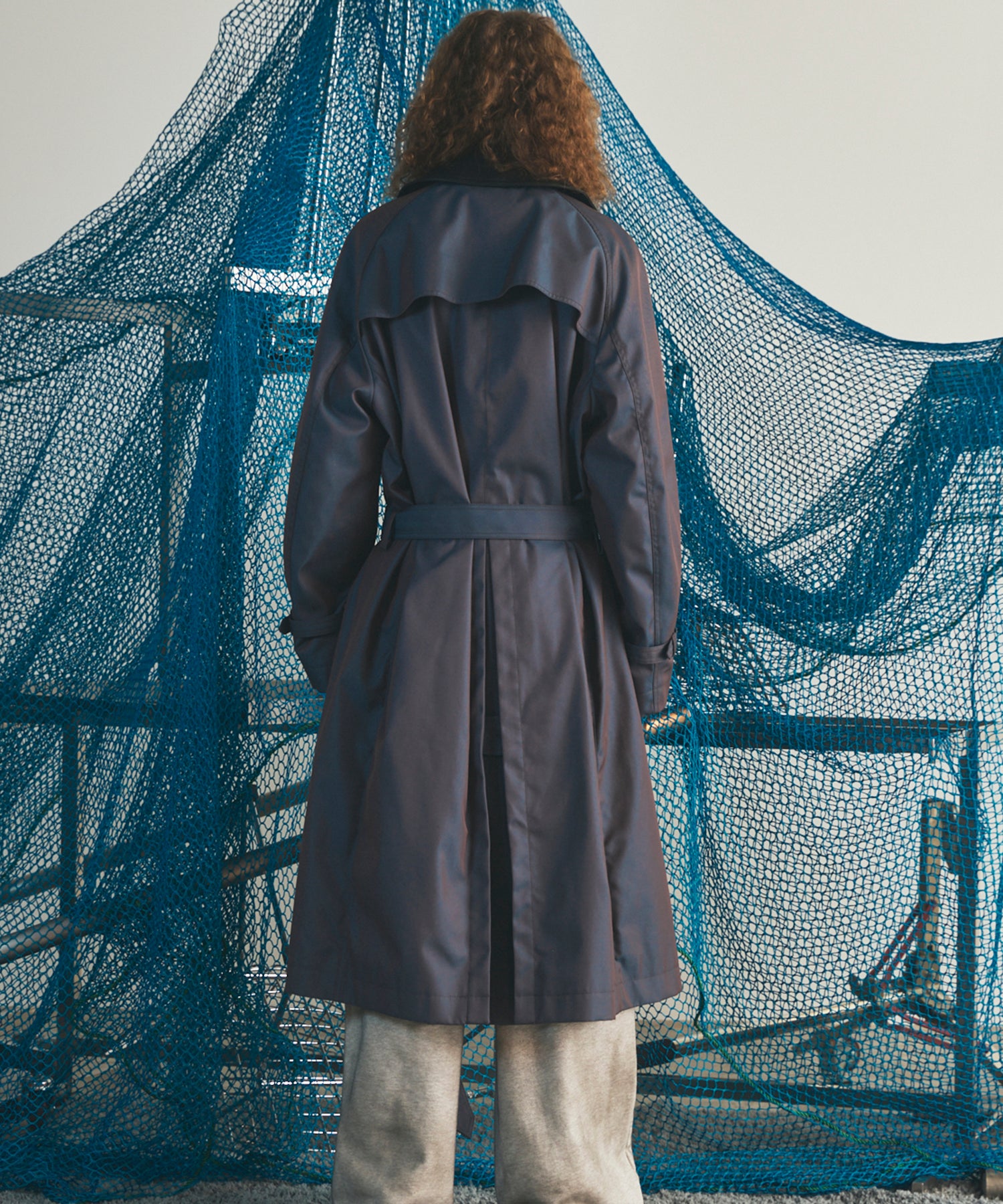 Different Materials Layering Prime-Over Trucker Jacket