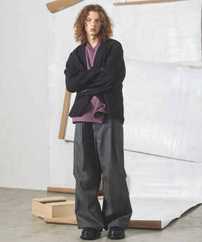 4 Colors Chambray Washable Wool Prime-Wide Snow Pants