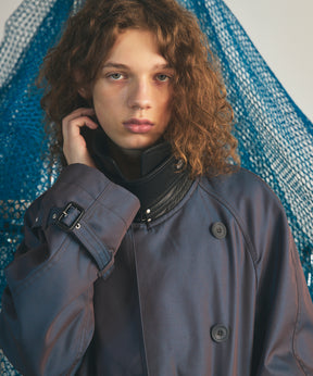 Different Materials Layering Prime-Over Trucker Jacket
