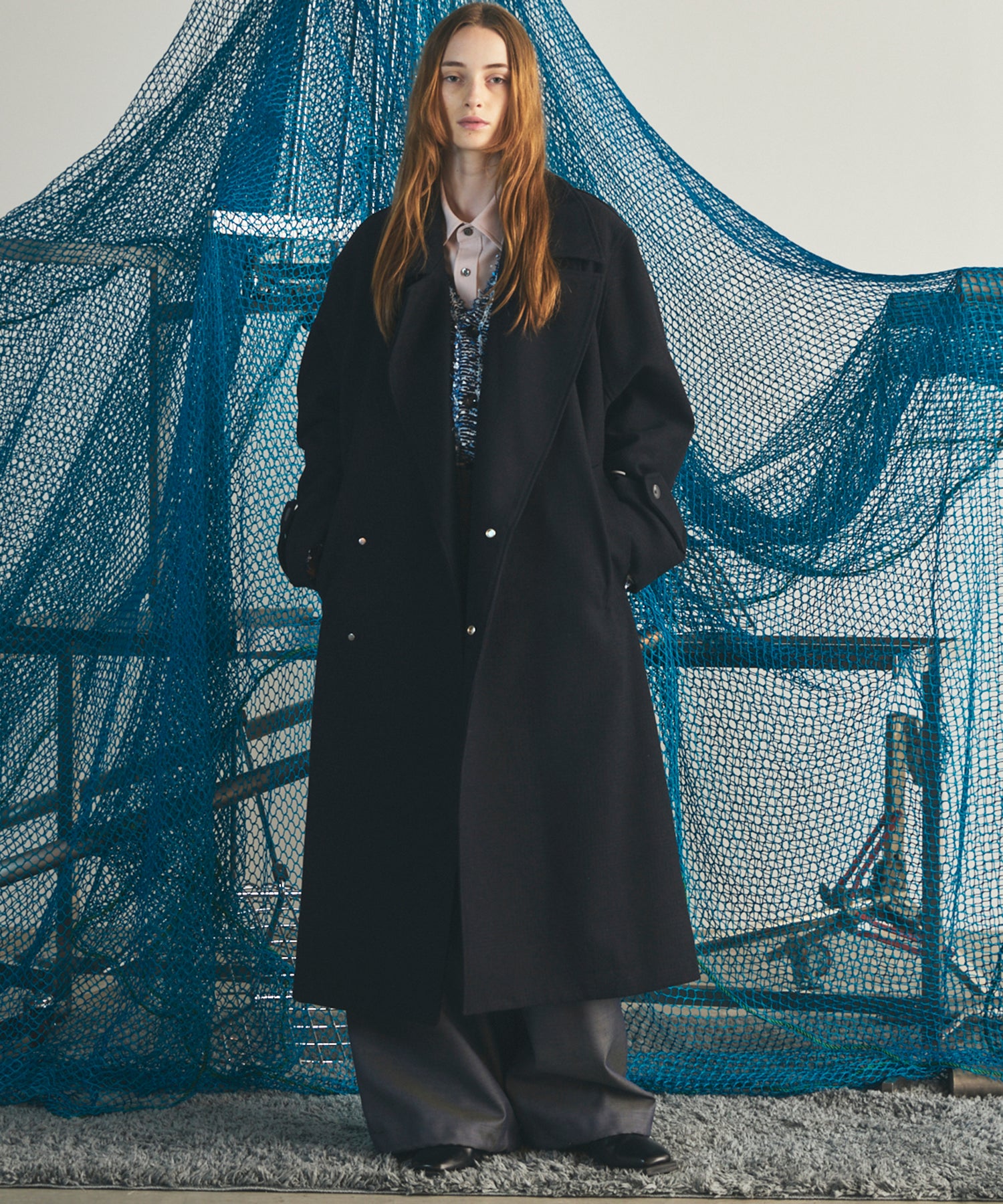 【26AW PRE-ORDER】【イタリアンデッドストックファブリック】プライムオーバーダブルアルスターコート