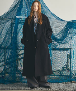 【26AW PRE-ORDER】【イタリアンデッドストックファブリック】プライムオーバーダブルアルスターコート