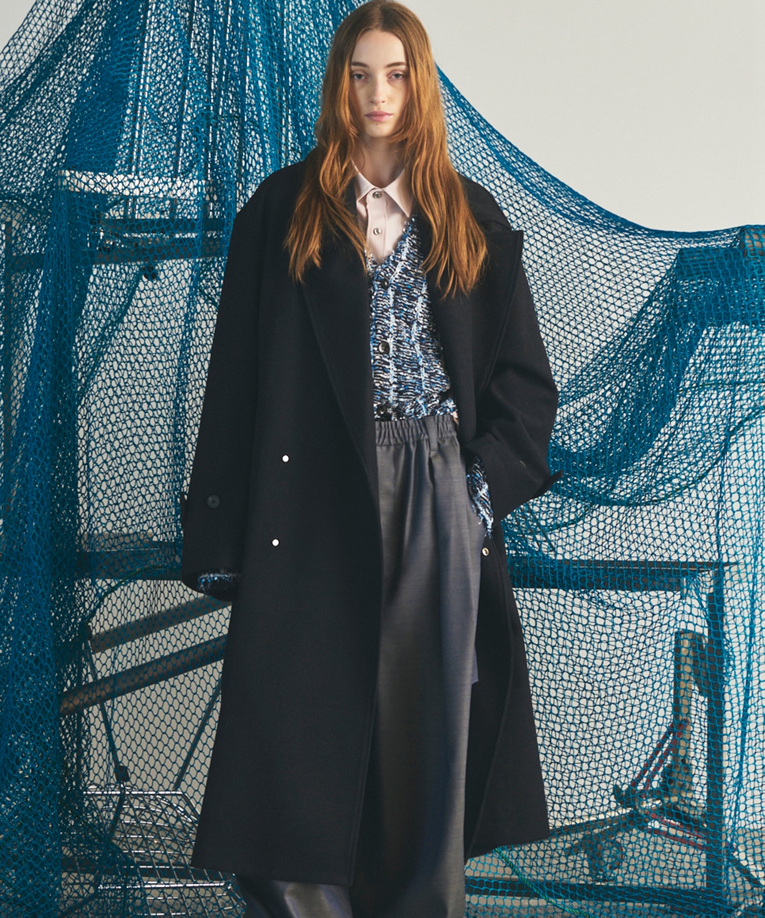 【26AW PRE-ORDER】【イタリアンデッドストックファブリック】プライムオーバーダブルアルスターコート