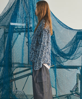 【26AW PRE-ORDER】ツイードニットプライムオーバーカーディガン