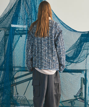 【26AW PRE-ORDER】ツイードニットプライムオーバーカーディガン
