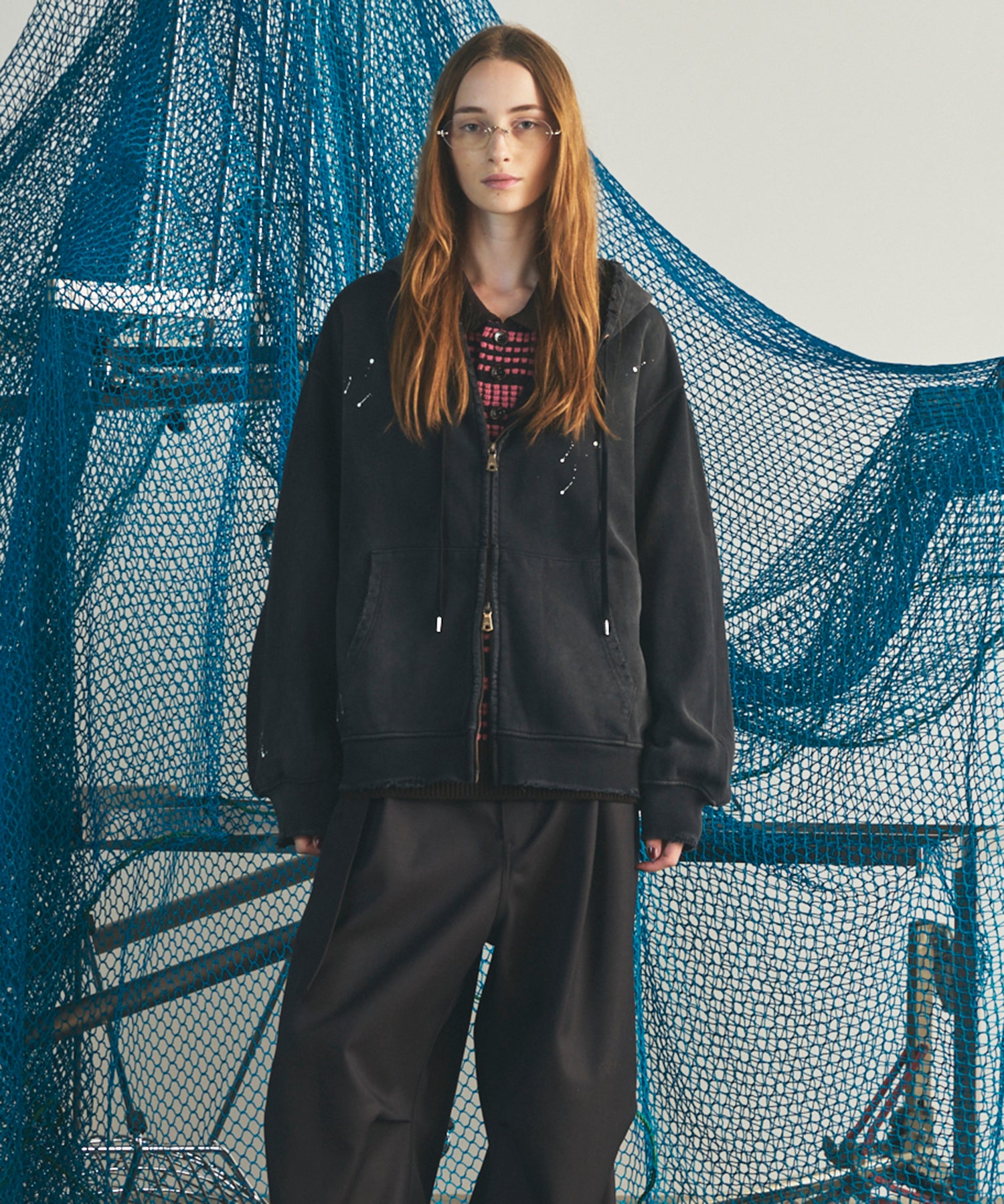【26AW PRE-ORDER】Destroy Damage Prime-Over Zip-Up Hoodie