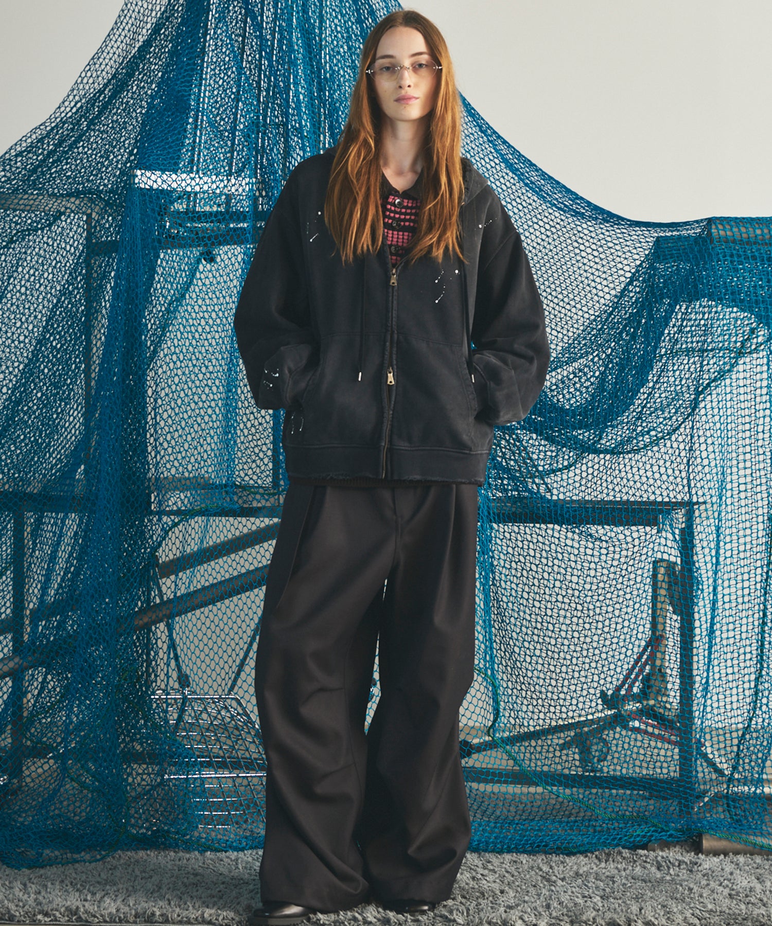 4 Colors Chambray Washable Wool Prime-Wide Snow Pants