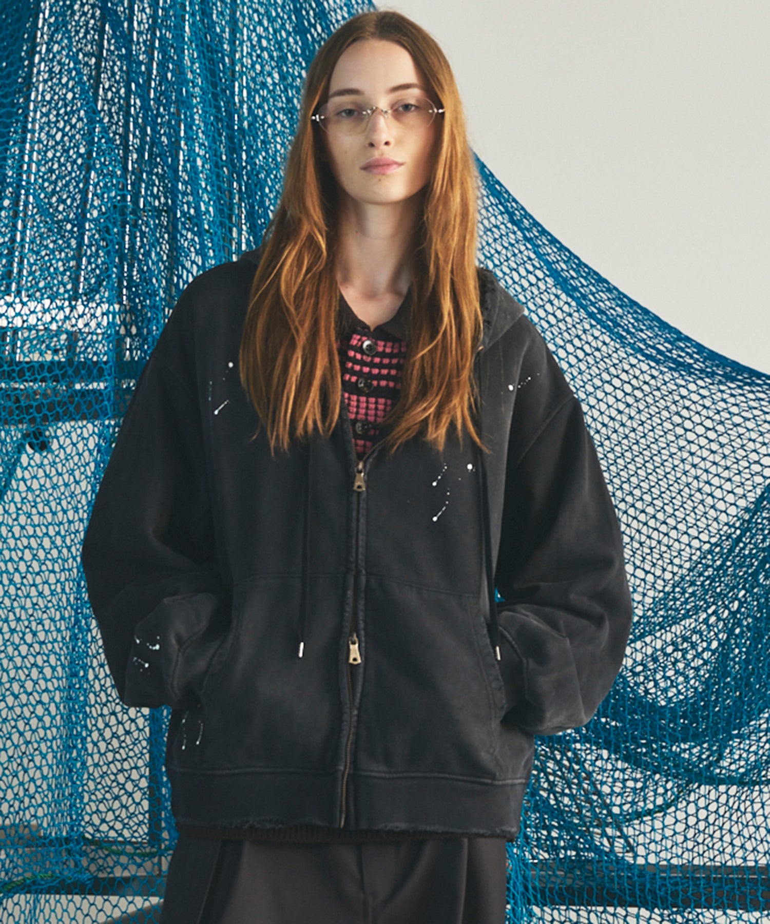 【26AW PRE-ORDER】Destroy Damage Prime-Over Zip-Up Hoodie