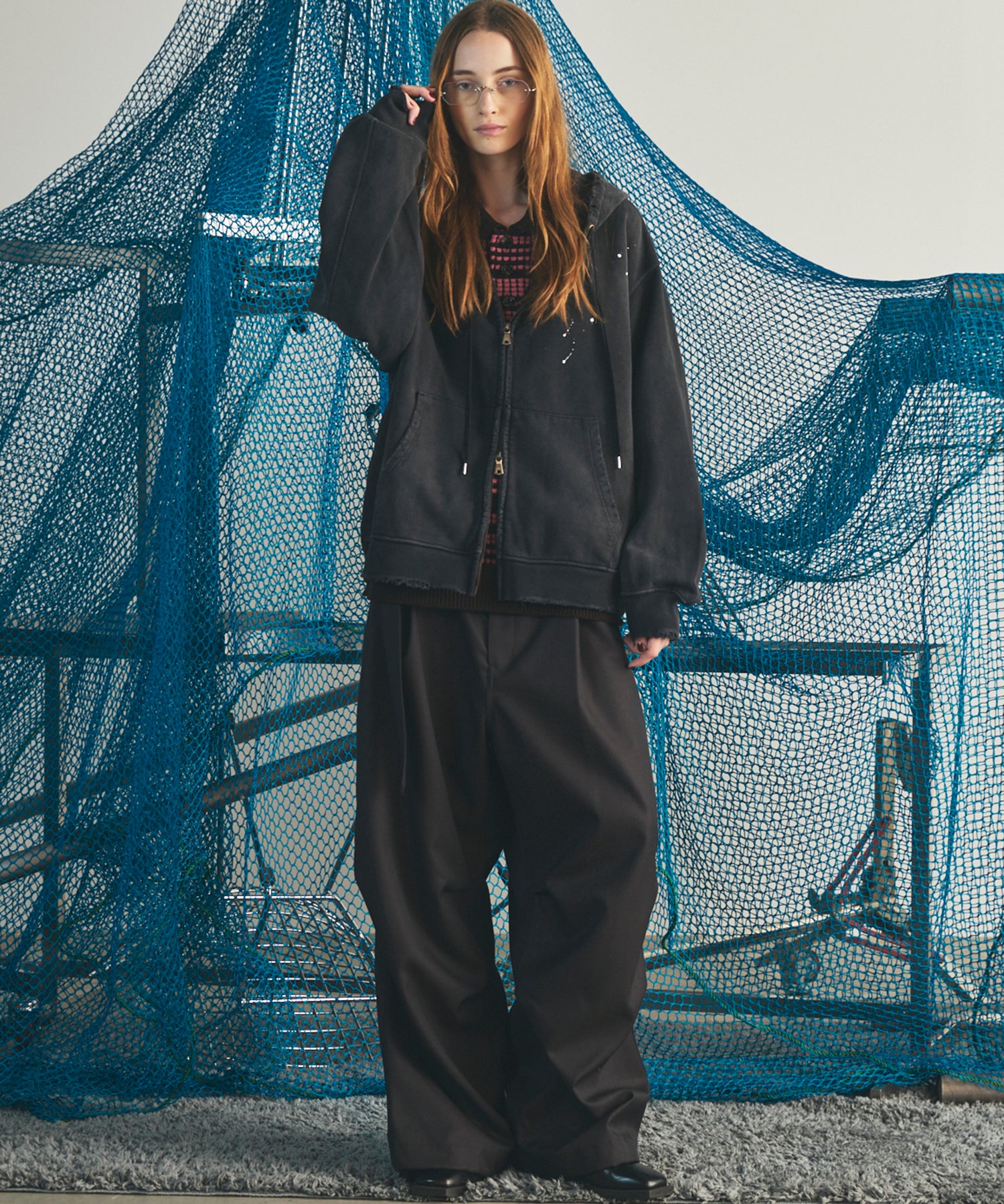 【26AW PRE-ORDER】Destroy Damage Prime-Over Zip-Up Hoodie