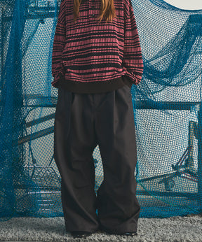 4 Colors Chambray Washable Wool Prime-Wide Snow Pants