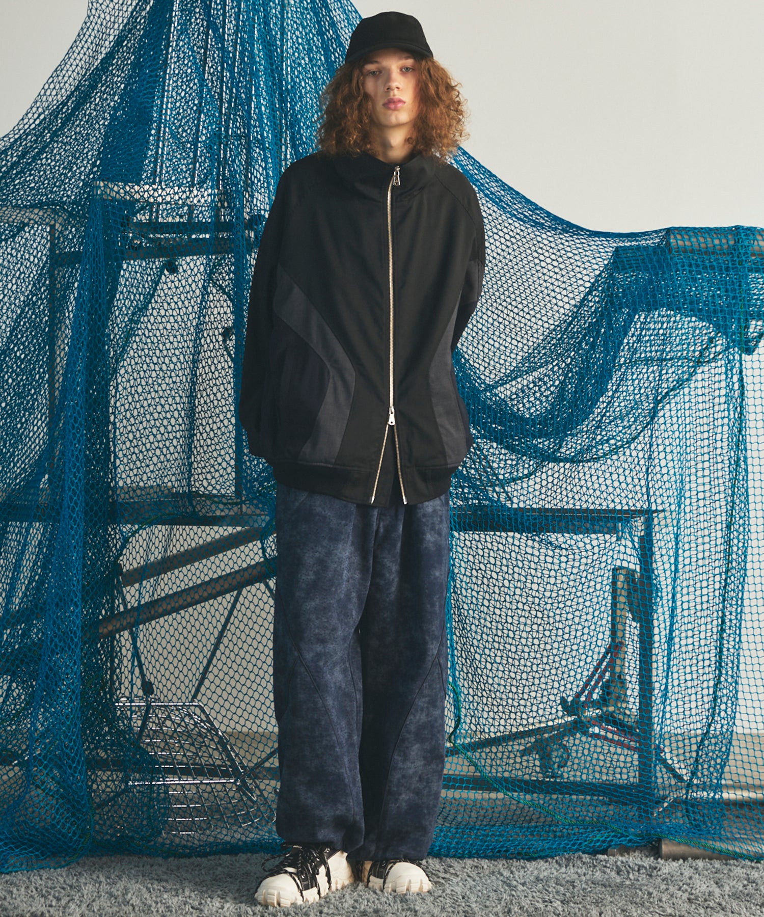 【26AW PRE-ORDER】Distressed Effect  Prime-Wide Sweatpants