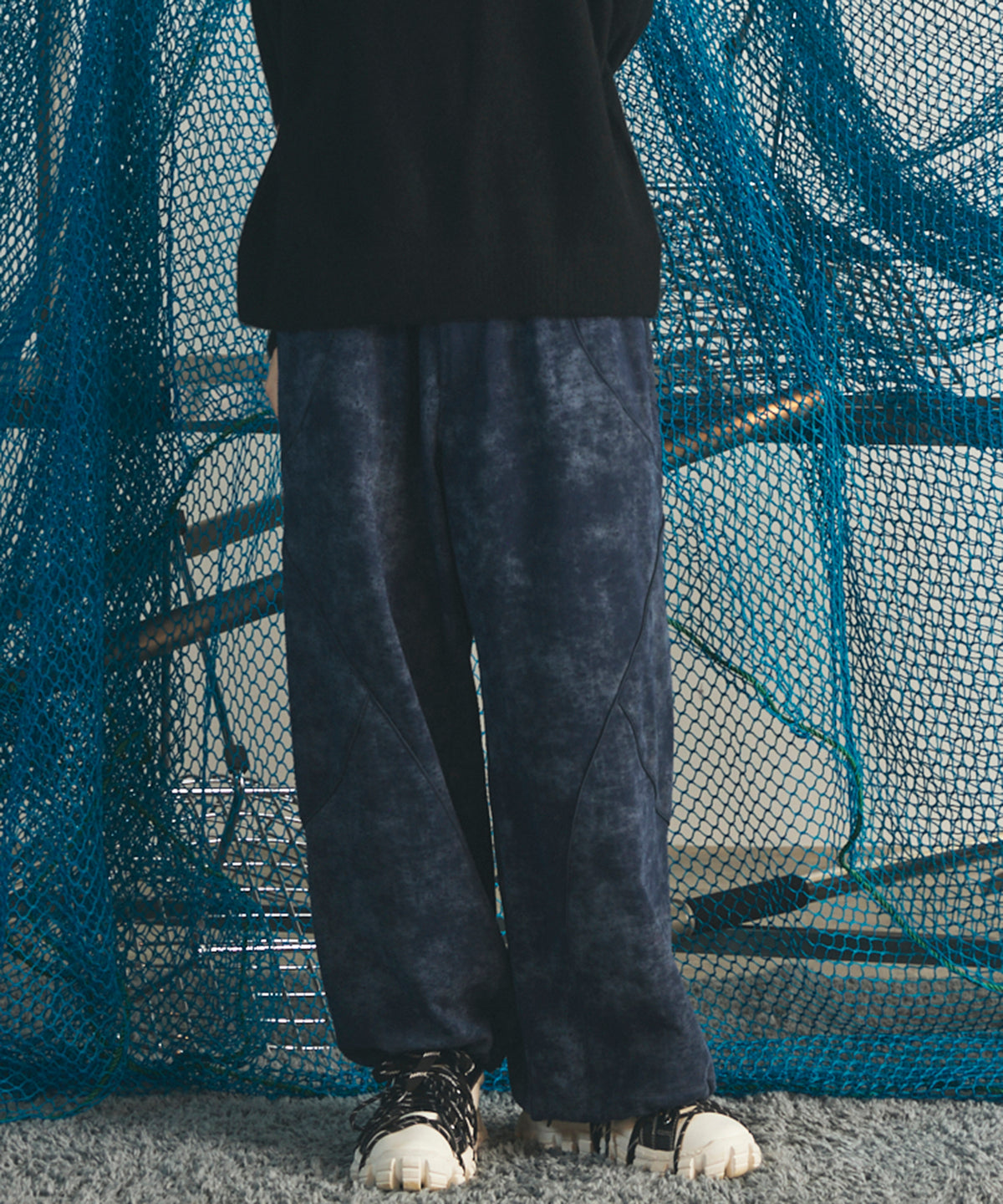 【26AW PRE-ORDER】Banana Curve Silhouette Prime-Wide Cargo Trousers