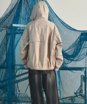 【26AW PRE-ORDER】Three-Layer Asymmetrical Front Zip Prime-Over Mountain Parka