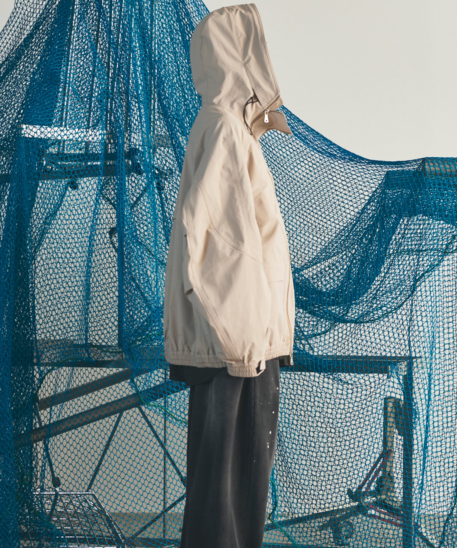 【26AW PRE-ORDER】Three-Layer Asymmetrical Front Zip Prime-Over Mountain Parka