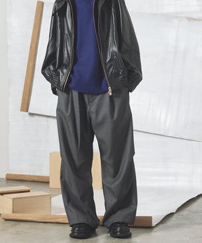 4 Colors Chambray Washable Wool Prime-Wide Snow Pants