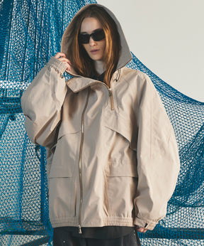 【26AW PRE-ORDER】Three-Layer Asymmetrical Front Zip Prime-Over Mountain Parka