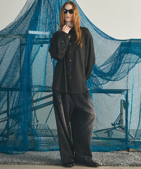 【26AW PRE-ORDER】TW Drapery Gabardine Prime-Over Ovoid Sleeve Shirt