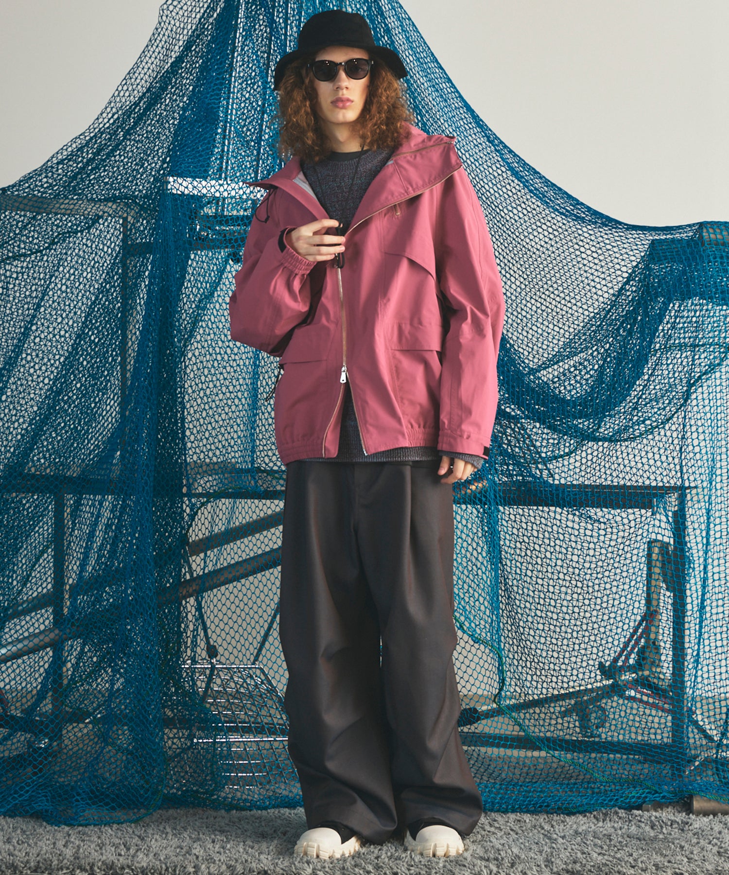 【26AW PRE-ORDER】Three-Layer Asymmetrical Front Zip Prime-Over Mountain Parka