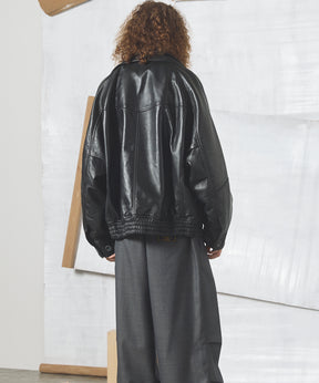 【26AW PRE-ORDER】Sheep Leather Prime-Over Layering Single Blouson