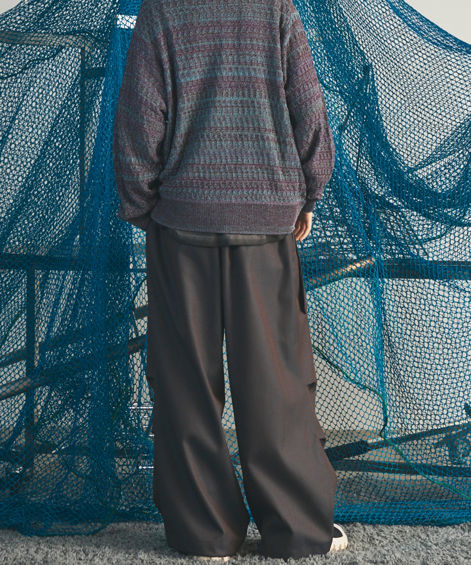 4 Colors Chambray Washable Wool Prime-Wide Snow Pants