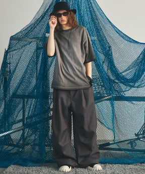 Cold-Dye Prime-Over Crew Neck Short Sleeve T-Shirt