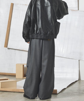 4 Colors Chambray Washable Wool Prime-Wide Snow Pants