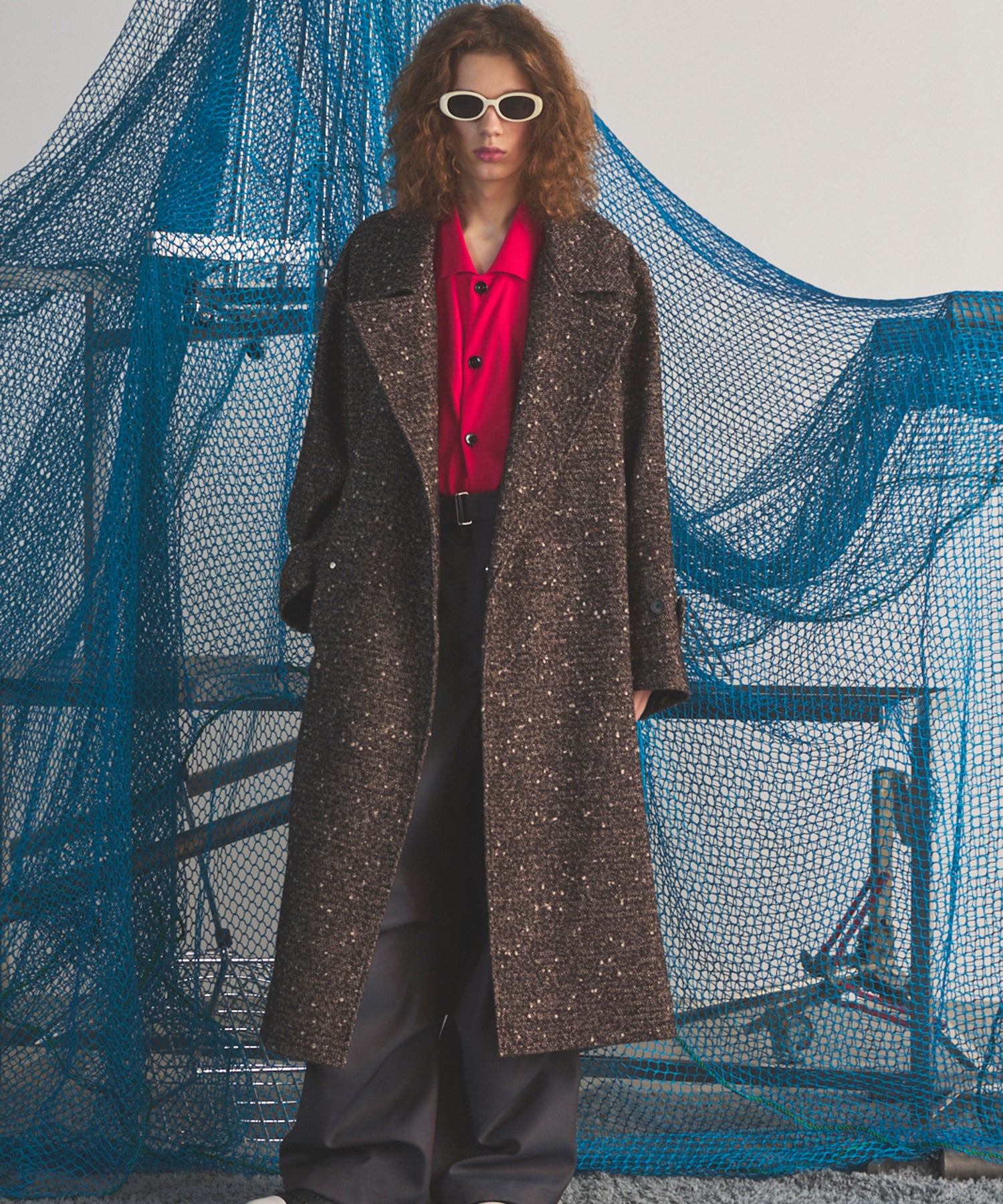 【26AW PRE-ORDER】【イタリアンデッドストックファブリック】プライムオーバーダブルアルスターコート