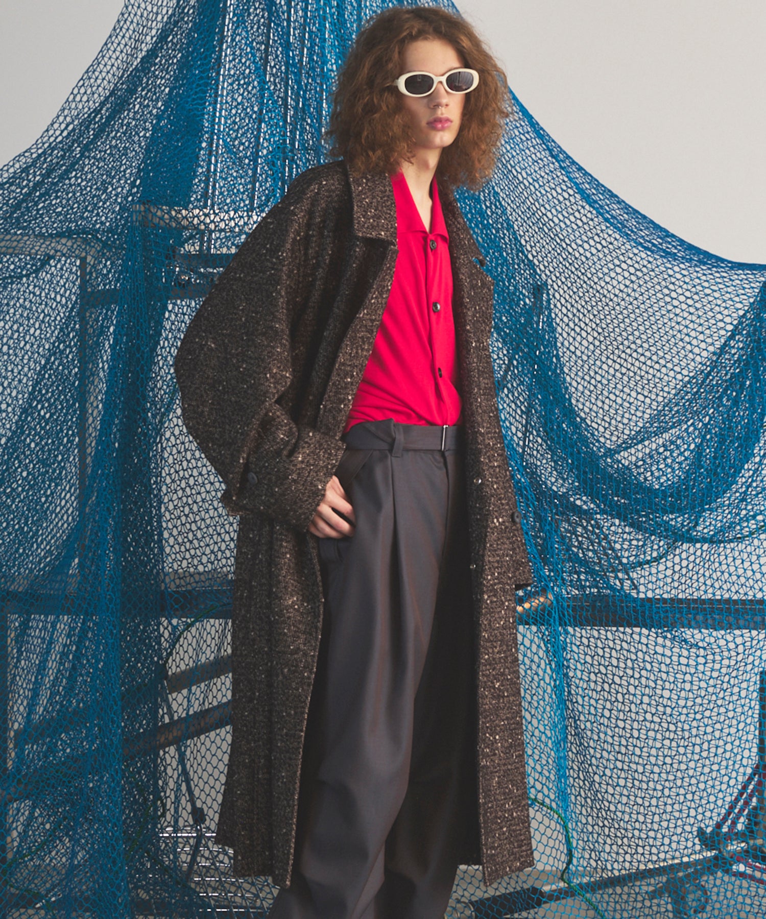 【26AW PRE-ORDER】【イタリアンデッドストックファブリック】プライムオーバーダブルアルスターコート