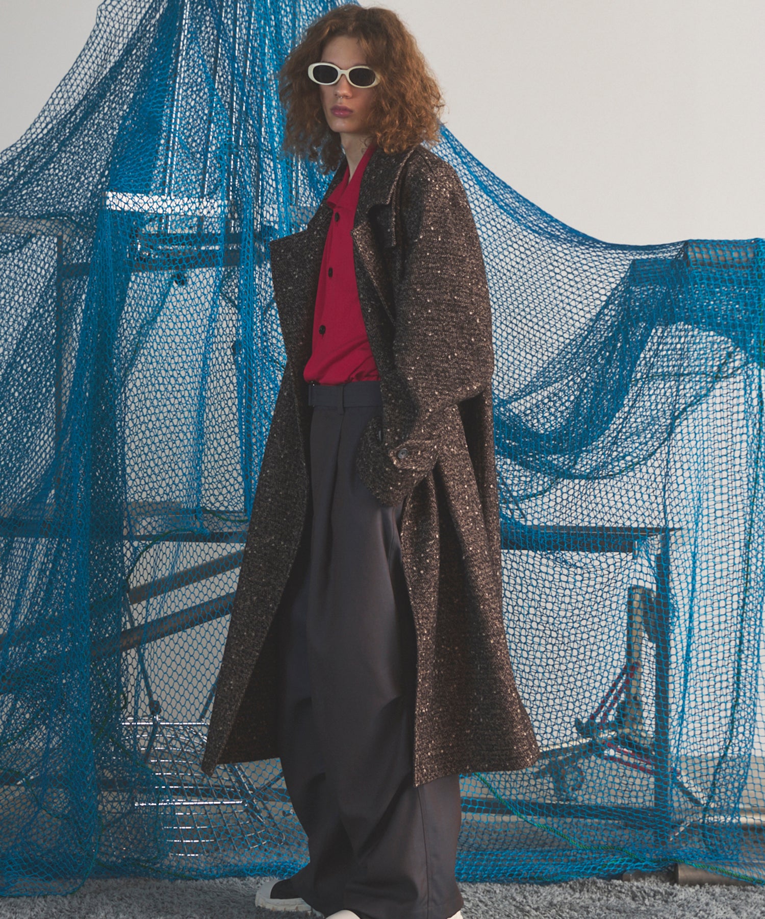 【26AW PRE-ORDER】【イタリアンデッドストックファブリック】プライムオーバーダブルアルスターコート